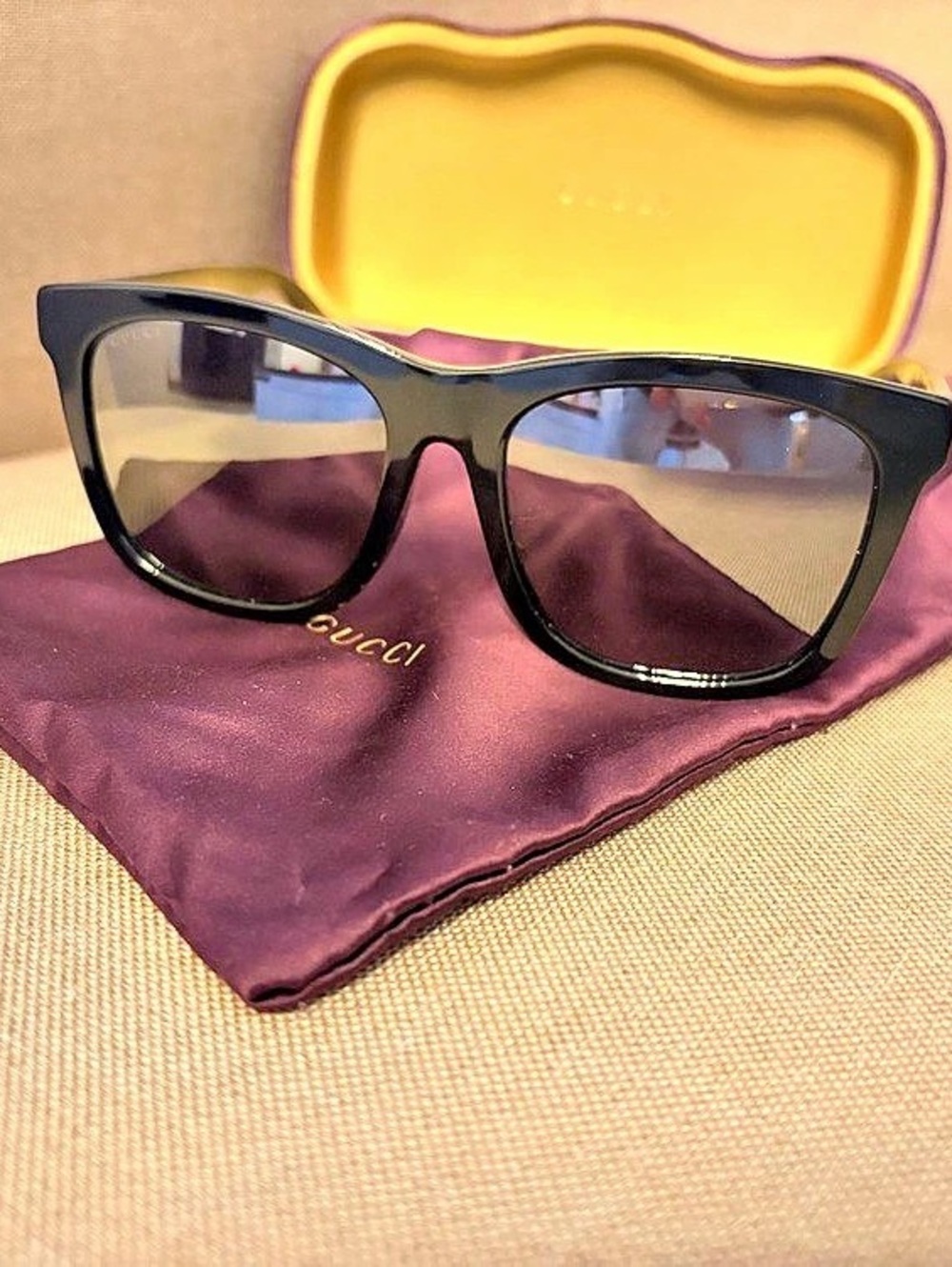 Gucci G0057SK Black Sunglasses